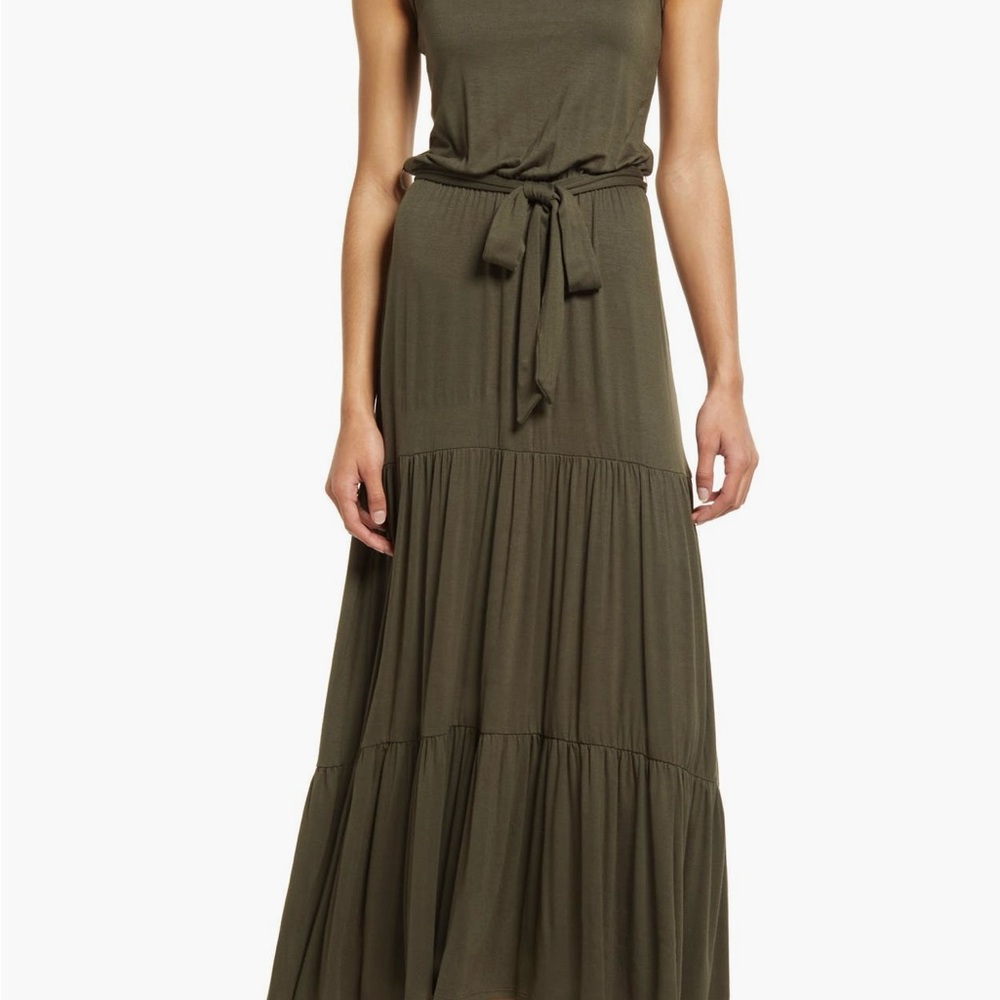Olive Green Maxi Dress